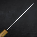 Yanagiba AUS-8 Polished Yaki Urushi Handle 210mm-AUS-8-Polished-Japanese Handle-[Musashi]-[Japanese-Kitchen-Knives]