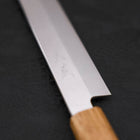 Yanagiba AUS-8 Polished Yaki Urushi Handle 270mm-AUS-8-Polished-Japanese Handle-[Musashi]-[Japanese-Kitchen-Knives]