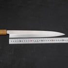 Yanagiba AUS-8 Polished Yaki Urushi Handle 270mm-AUS-8-Polished-Japanese Handle-[Musashi]-[Japanese-Kitchen-Knives]