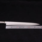 Yanagiba All-Stainless Pure-Molybdenum 300mm-Molybdenum-Polished-Western Handle-[Musashi]-[Japanese-Kitchen-Knives]