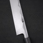 Yanagiba Blue steel #2 Damascus Shitan Handle 300mm-Blue steel #2-Damascus-Japanese Handle-[Musashi]-[Japanese-Kitchen-Knives]