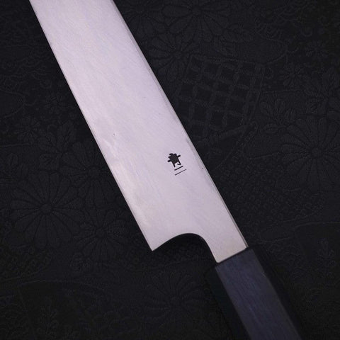 Yanagiba Blue steel #2 Kasumi Dark-Blue Urushi Handle 240mm-Blue steel #2-Kasumi-Japanese Handle-[Musashi]-[Japanese-Kitchen-Knives]