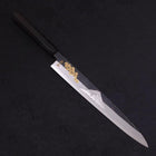 Yanagiba Blue steel #2 Kurouchi Chokin Sakura-Fuji Buffalo Ebony Handle 270mm-[Musashi]-[Japanese-Kitchen-Knives]