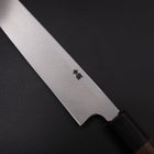 Yanagiba Blue steel #2 Kurouchi Shitan Handle 270mm-Blue steel #2-Kurouchi-Japanese Handle-[Musashi]-[Japanese-Kitchen-Knives]