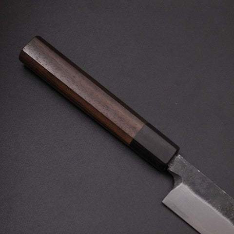 Yanagiba Blue steel #2 Kurouchi Shitan Handle 270mm-Blue steel #2-Kurouchi-Japanese Handle-[Musashi]-[Japanese-Kitchen-Knives]