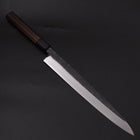 Yanagiba Blue steel #2 Kurouchi Shitan Handle 270mm-Blue steel #2-Kurouchi-Japanese Handle-[Musashi]-[Japanese-Kitchen-Knives]