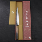 Yanagiba Blue steel #2 Kurouchi Tsuchime Yaki Urushi Handle 210mm-Blue steel #2-Kurouchi-Japanese Handle-[Musashi]-[Japanese-Kitchen-Knives]