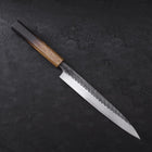 Yanagiba Blue steel #2 Kurouchi Tsuchime Yaki Urushi Handle 210mm-Blue steel #2-Kurouchi-Japanese Handle-[Musashi]-[Japanese-Kitchen-Knives]