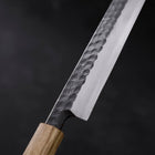 Yanagiba Blue steel #2 Kurouchi Tsuchime Yaki Urushi Handle 270mm-Blue steel #2-Kurouchi-Japanese Handle-[Musashi]-[Japanese-Kitchen-Knives]