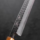 Yanagiba Blue steel #2 Kurouchi Tsuchime Yaki Urushi Handle 300mm-Blue steel #2-Kurouchi-Japanese Handle-[Musashi]-[Japanese-Kitchen-Knives]