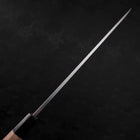 Yanagiba Blue steel #2 Suminagashi Buffalo Magnolia Handle 260mm-Blue steel #2-Damascus-Japanese Handle-[Musashi]-[Japanese-Kitchen-Knives]