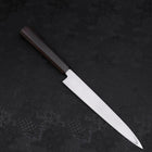 Yanagiba Left Hand AUS-10 Polished Ebony Handle 210mm-AUS-10-Polished-Japanese Handle-[Musashi]-[Japanese-Kitchen-Knives]