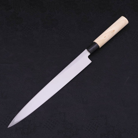 Yanagiba SK Steel Kasumi Magnolia Handle 270mm-SK-Kasumi-Japanese Handle-[Musashi]-[Japanese-Kitchen-Knives]