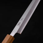 Yanagiba SK Steel Kasumi Oak Handle 210mm-SK-Kasumi-Japanese Handle-[Musashi]-[Japanese-Kitchen-Knives]