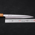 Yanagiba SK Steel Kasumi Oak Handle 210mm-SK-Kasumi-Japanese Handle-[Musashi]-[Japanese-Kitchen-Knives]