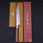 Yanagiba Silver Steel #3 Walnut Handle 230mm-Silver steel #3-Japanese Handle-[Musashi]-[Japanese-Kitchen-Knives]