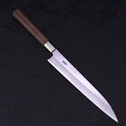 Yanagiba Silver Steel #3 Walnut Handle 230mm-Silver steel #3-Japanese Handle-[Musashi]-[Japanese-Kitchen-Knives]