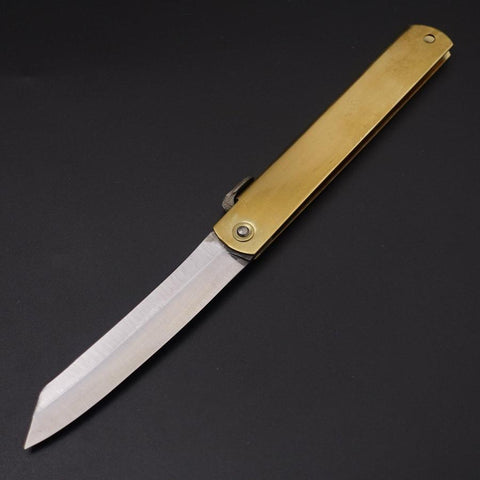 Higonokami Aogami 120mm Gold-[Musashi]-[Japanese-Kitchen-Knives]