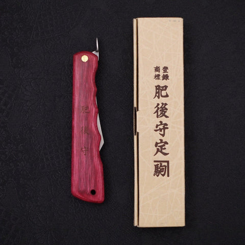 Higonokami VG-10 110mm Woody Beni-[Musashi]-[Japanese-Kitchen-Knives]