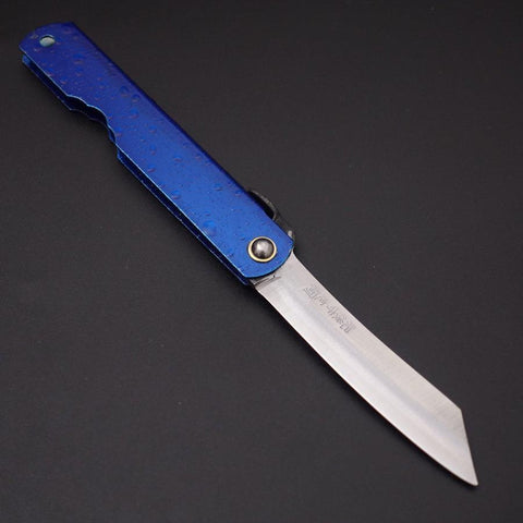 Mizushibuki Aogami Higonokami Blue 100mm-[Musashi]-[Japanese-Kitchen-Knives]