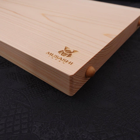 Musashi Professional Cutting Board Hinoki 457mm×240mm×30mm-[Musashi]-[Japanese-Kitchen-Knives]